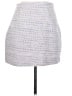 Aqua 100% Polyester Tweed Purple Casual Skirt Size S - photo 2