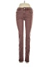American Eagle Outfitters Color Block Brown Burgundy Jeans Size 6 - photo 1