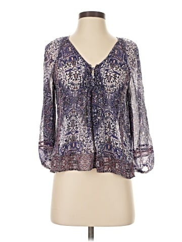 Joie 3/4 Sleeve Silk Top (view 1)