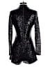 Charlotte Russe 100% Nylon Black Romper Size M - photo 2