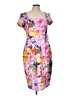 Alexia Admor Floral Pink Purple Cocktail Dress Size L - photo 1