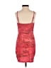 Motel Red Orange Cocktail Dress Size XS - photo 2