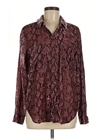 Pilcro Long Sleeve Blouse (view 1)
