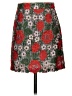 Topshop 100% Polyester Tweed Green Casual Skirt Size 4 - photo 1