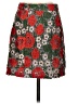 Topshop 100% Polyester Tweed Green Casual Skirt Size 4 - photo 2