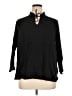 Old Navy Black 3/4 Sleeve Blouse Size XL - photo 1