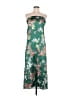 Unbranded 100% Polyester Tropical Green Cocktail Dress Size M - photo 1