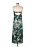 Unbranded 100% Polyester Tropical Green Cocktail Dress Size M - photo 2