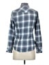 Levi's Plaid Blue Long Sleeve Blouse Size XS - photo 2