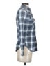 Levi's Plaid Blue Long Sleeve Blouse Size XS - photo 4