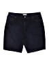 Coldwater Creek Solid Blue Denim Shorts Size 16 - photo 1