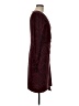 Etcetera Polka Dots Burgundy Cocktail Dress Size 8 - photo 4