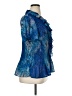 DressBarn 100% Polyester Blue Short Sleeve Blouse Size 1X - photo 4