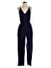 Alya Solid Blue Jumpsuit Size M - photo 1