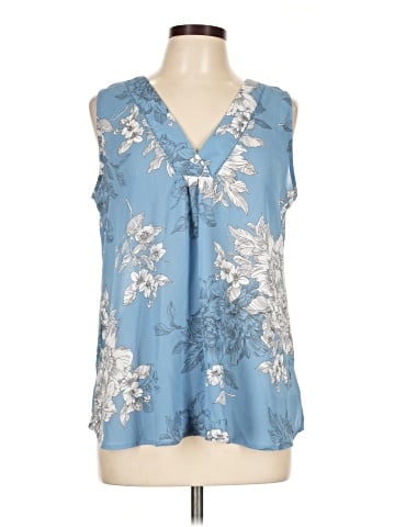 Roz & Ali Sleeveless Blouse (view 1)