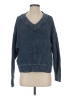 American Eagle Outfitters 100% Cotton Solid Blue Pullover Sweater Size S - photo 1