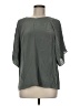 Bailey 44 100% Silk Gray 3/4 Sleeve Silk Top Size M - photo 1