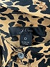 J.Crew 100% Silk Animal Print Gold Long Sleeve Silk Top Size 0 - photo 7