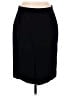 Ann Taylor LOFT Solid Black Wool Skirt Size 12 Petite - photo 2