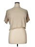 The Drop 100% Cotton Tan Short Sleeve Turtleneck Size XL - photo 1