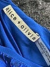Alice + Olivia 100% Polyester Floral Blue Casual Dress Size 12 - photo 7