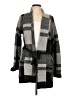Evolution by Cyrus Plaid Gray Cardigan Size L - photo 1