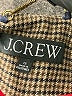 J.Crew Houndstooth Brown Blazer Size 12 - photo 6