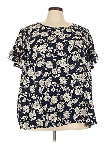 Lane Bryant Short Sleeve Blouse (view 1)