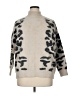 Evolution by Cyrus Animal Print Tan Turtleneck Sweater Size 1X - photo 1