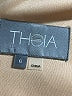 Theia Metallic Silver Cocktail Dress Size 6 - photo 4
