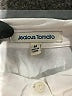 Jealous Tomato White Sleeveless Button-Down Shirt Size M - photo 7