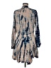 Olivaceous Tie-dye Blue Casual Dress Size M - photo 2
