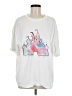 Shein Print White Short Sleeve T-Shirt Size M - photo 1