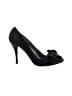 Stuart Weitzman 100% Leather Black Heels Size 9 1/2 - photo 1