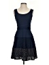 Doe & Rae 100% Polyester Polka Dots Blue Casual Dress Size S - photo 1
