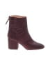 J.Crew Plaid Burgundy Ankle Boots Size 8 - photo 1