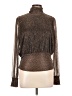 J by Joie Brown Long Sleeve Blouse Size L - photo 1