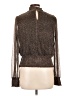 J by Joie Brown Long Sleeve Blouse Size L - photo 2