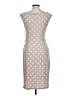 Connected Apparel Polka Dots Gray Cocktail Dress Size 10 - photo 2