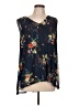 Roz & Ali Blue Sleeveless Blouse Size L - photo 1