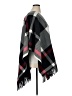Assorted Brands 100% Polyester Plaid Gray Wrap One size - photo 4