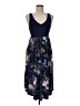 Unbranded Floral Blue Casual Dress Size M - photo 1