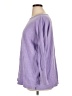 Ann Taylor LOFT 100% Cotton Purple Pullover Sweater Size XL - photo 5