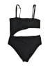 Shade Solid Black One Piece Swimsuit Size 12 - photo 1