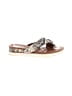 Franco Sarto Snake Print Animal Print Tan Sandals Size 8 1/2 - photo 1