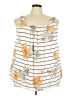 Maurices Ivory Sleeveless Blouse Size 24 (3) - photo 1