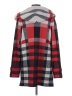Field Flower 100% Wool Plaid Red Wool Coat Size XS - photo 2