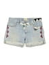 Roxy Hearts Blue Denim Shorts Size 27 waist - photo 1