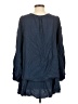 Free People 100% Rayon Blue 3/4 Sleeve Blouse Size XS - photo 2