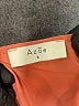 Azoe 100% Polyester Orange Short Sleeve Blouse Size S - photo 7